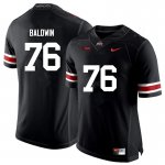 NCAA Ohio State Buckeyes Men's #76 Darryl Baldwin Black Nike Football College Jersey XHY0545BX